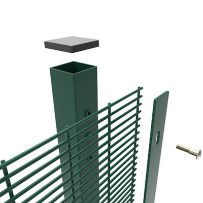 358 Anti Climb Pagar Mesh Keamanan Tinggi 3-5mm Pagar Mesh Penjara