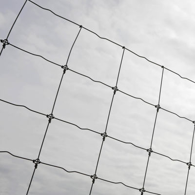 Permainan Lapangan Tugas Berat Fixed Knot Woven Wire Fence Peternakan Domba Galvanis 2.2mm 2.5mm 2.7mm